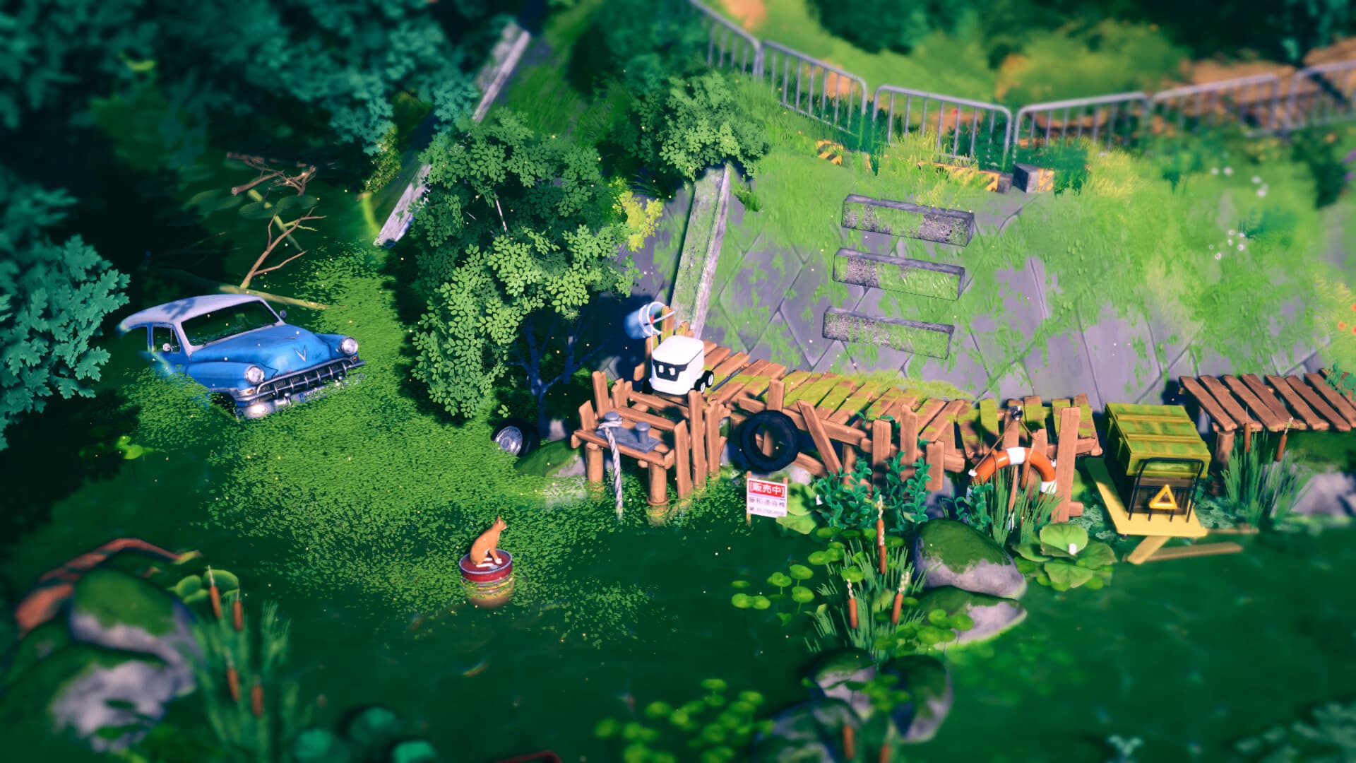 Tiny Delivery 街區場景