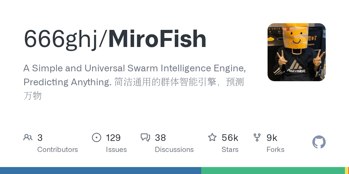 666ghj/MiroFish on GitHub
