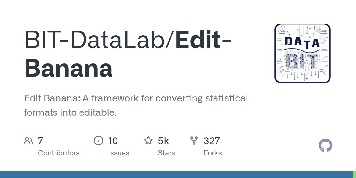 BIT-DataLab/edit-banana on GitHub