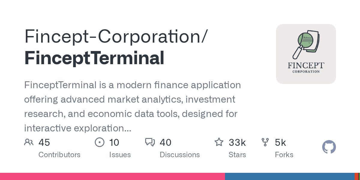 Fincept-Corporation/FinceptTerminal on GitHub