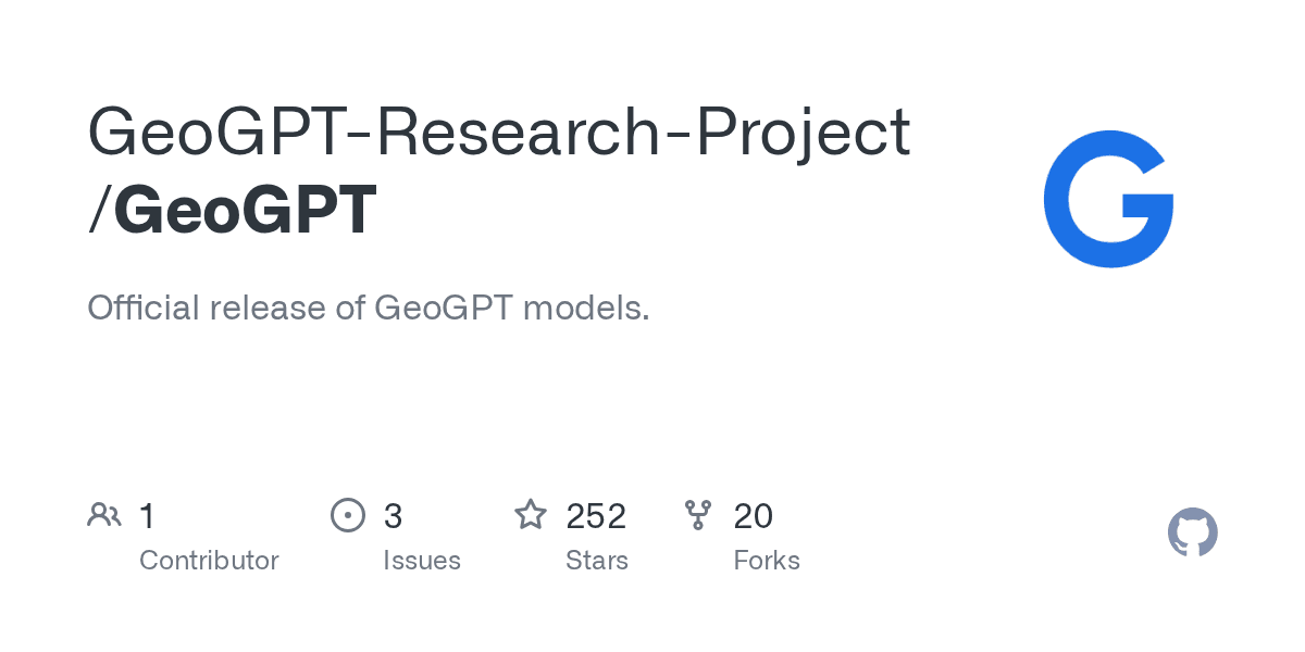 GeoGPT-Research-Project/GeoGPT on GitHub