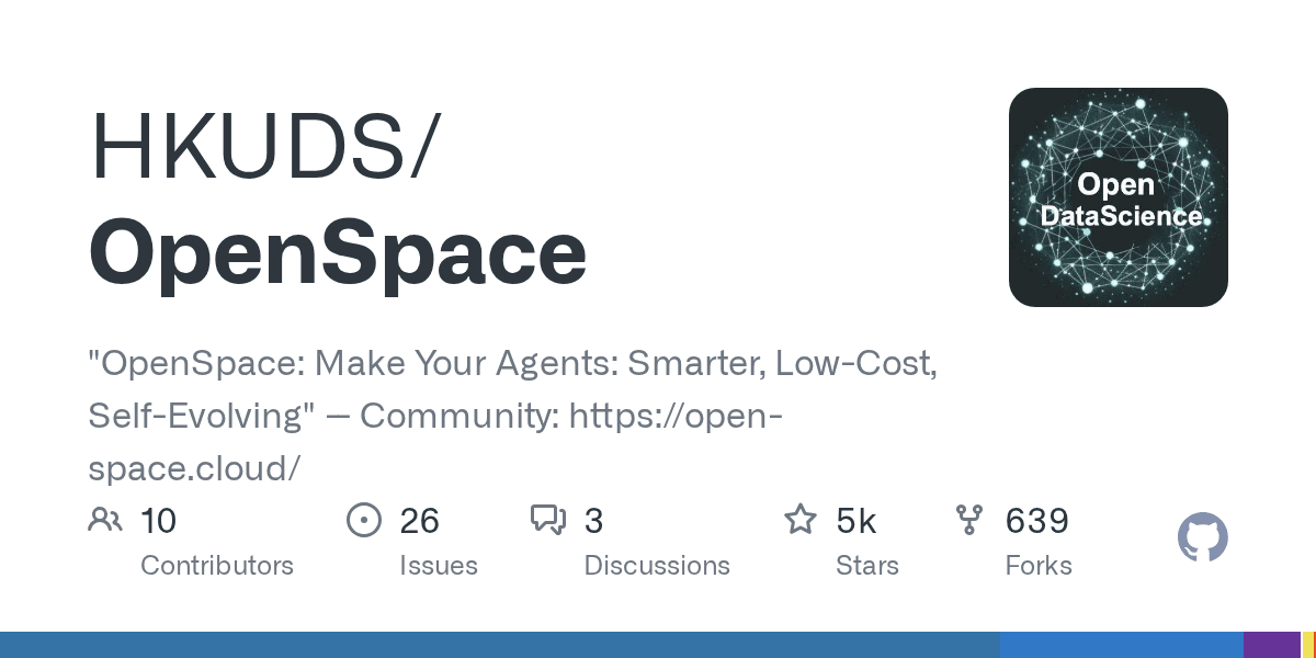 HKUDS/OpenSpace on GitHub
