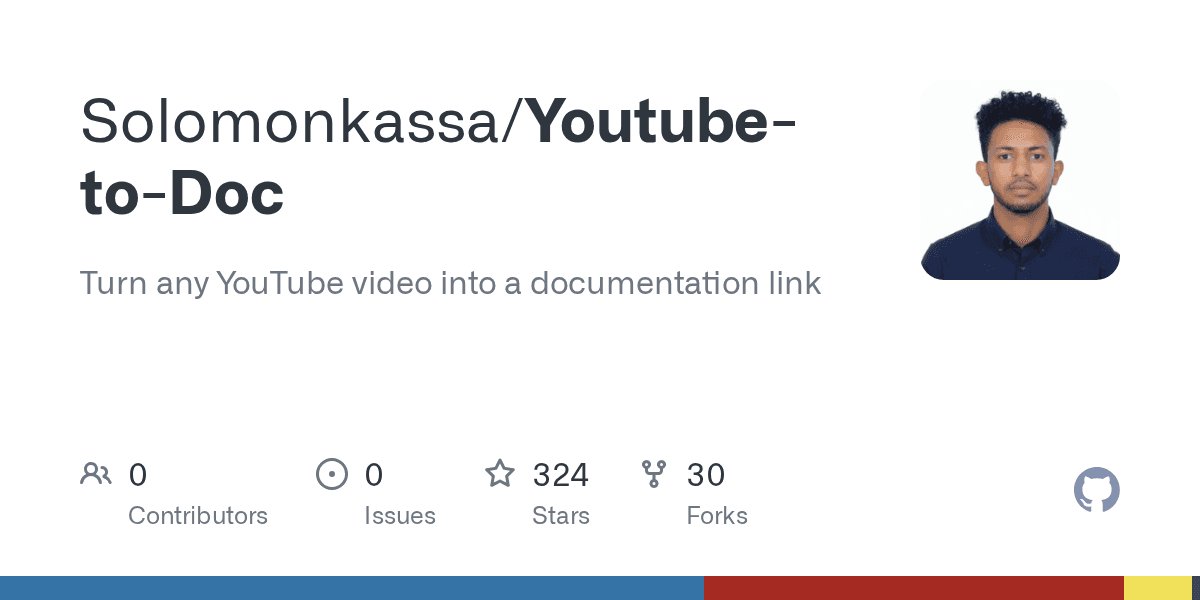 Solomonkassa/Youtube-to-Doc on GitHub