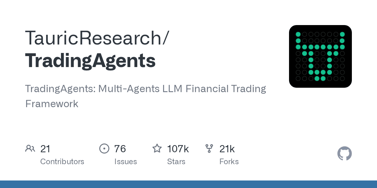 TauricResearch/TradingAgents on GitHub