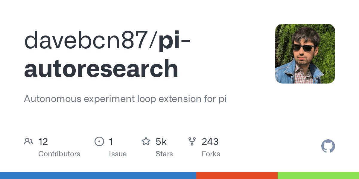 davebcn87/pi-autoresearch on GitHub