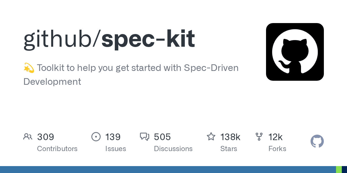 github/spec-kit on GitHub