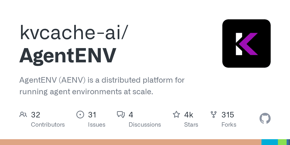 kvcache-ai/AgentENV on GitHub