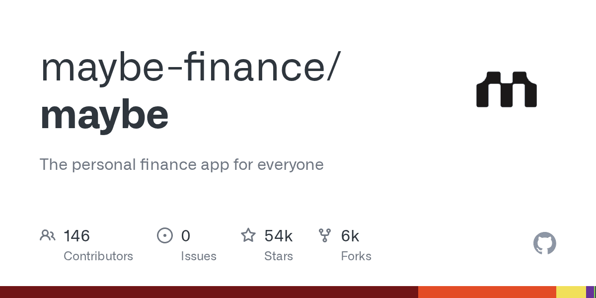 maybe-finance/maybe on GitHub