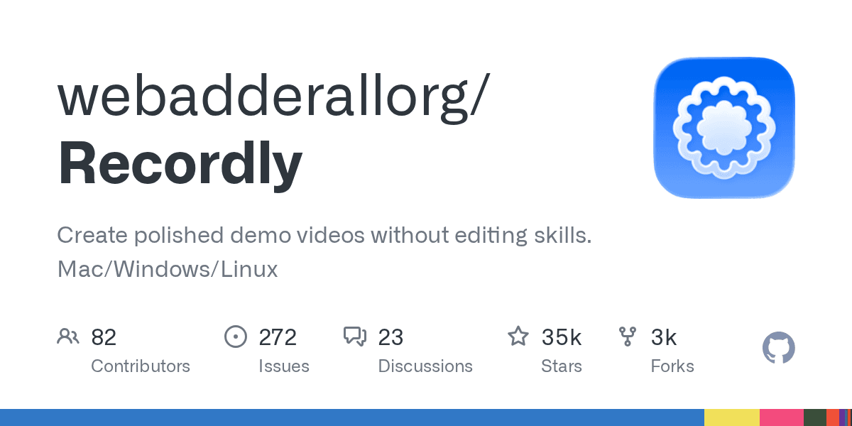webadderallorg/Recordly on GitHub