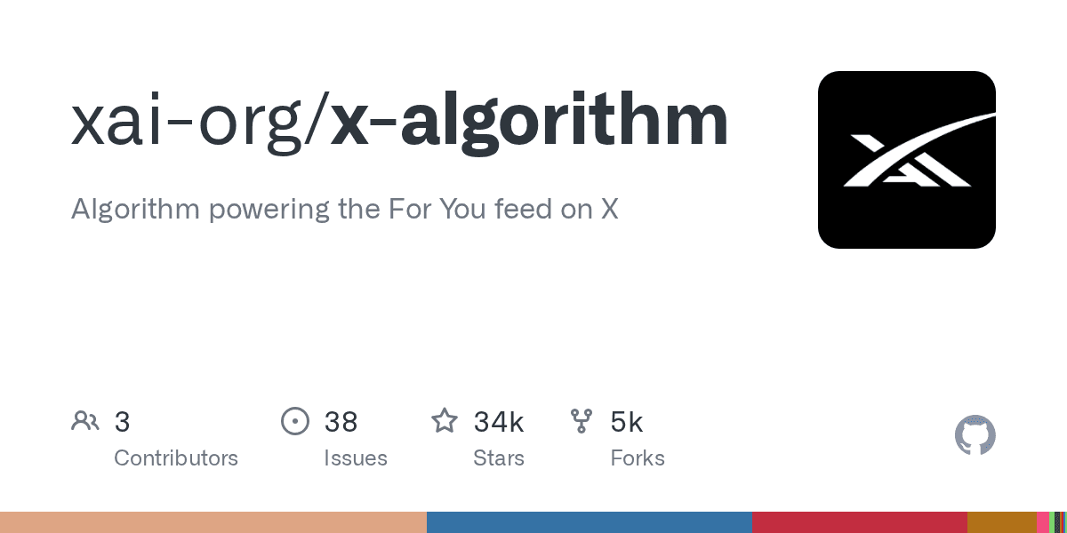 xai-org/x-algorithm on GitHub