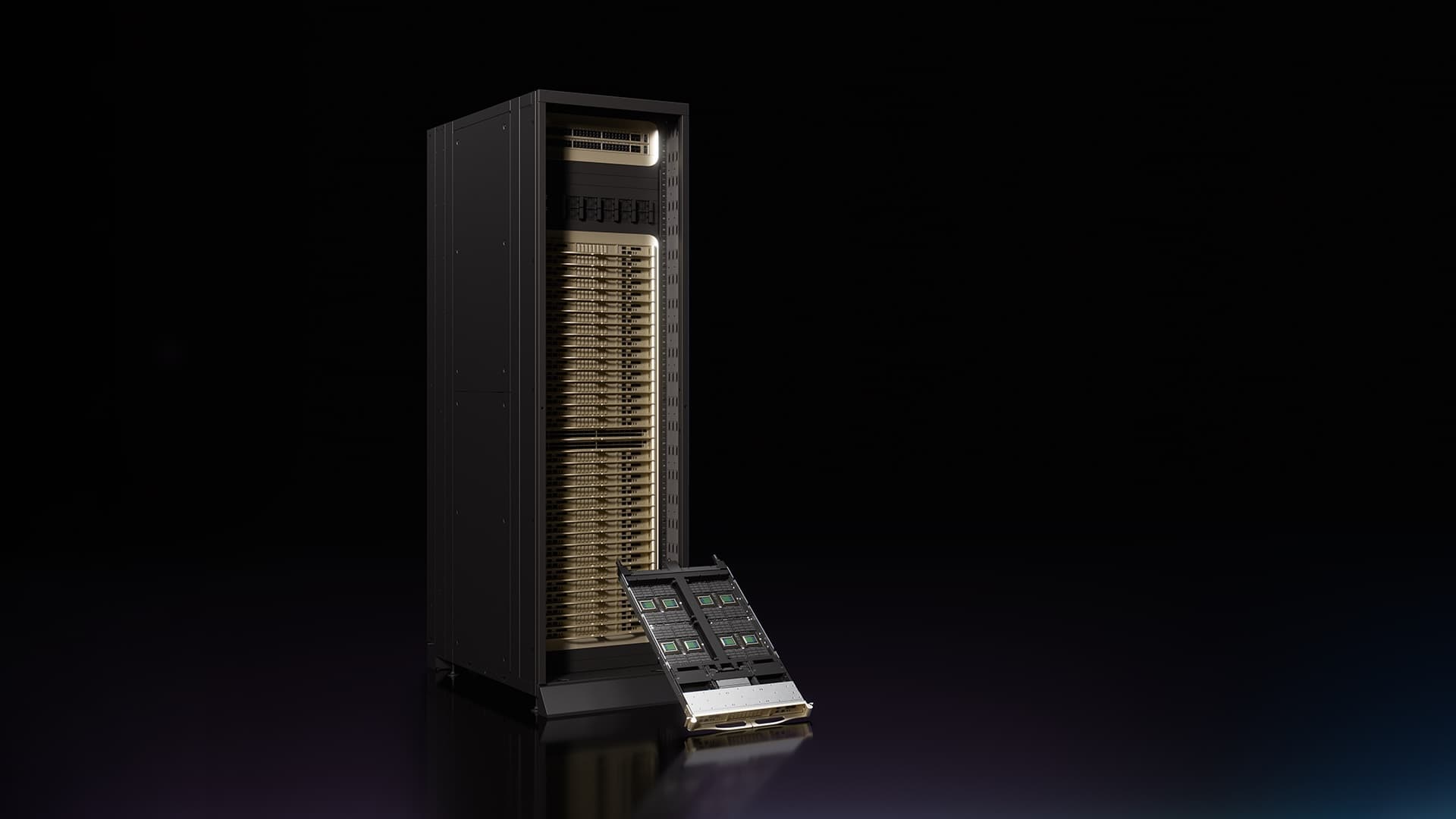 NVIDIA Vera CPU 機櫃官方產品照